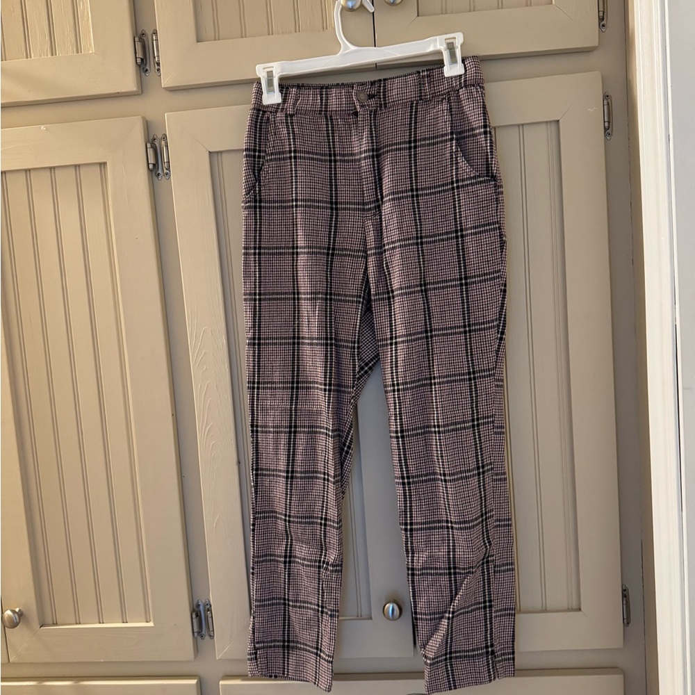 Hollister Plaid Work Pants